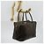 Borsa Boston in tela Zucca FENDI nera e marrone Auth bs30091 Nero - vista 26