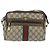 Borsa a Spalla Gucci GG Supreme Web Sherry Line PVC Beige Oro 010 378 Auth 148938 D'oro - vista 2
