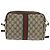 Borsa a Spalla Gucci GG Supreme Web Sherry Line PVC Beige Oro 010 378 Auth 148938 D'oro - vista 3