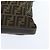 Borsa a Spalla Celeria in Tela Zucca FENDI Nera Marrone Auth 150078 Nero - vista 15