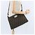 Borsa a Spalla Celeria in Tela Zucca FENDI Nera Marrone Auth 150078 Nero - vista 22