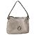 Borsa a Spalla Gancini in Pelle Argento Auth 149123 di Salvatore Ferragamo
