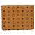 Borsa a Spalla MCM Logogram Vicetos in Pelle PVC Marrone Oro Auth gh1073 D'oro - vista 2