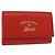 GUCCI Swing Key Case Leather Red 354499 Auth am9441V