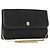 Borsa a spalla in tela Trotter Christian Dior nera e oro Auth gh1096 Nero D'oro