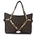 FENDI Zucca Canvas Celeria Tote Bag Schwarz Braun Silber Authentisch am9502 - Ansicht 13