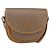 Gucci Borsa a Spalla Micro GG Supreme PVC Beige Oro Auth BA7246 D'oro
