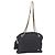 BALLY Borsa a Spalla a Catena in Pelle Nera Auth bs30460 Nero