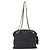 BALLY Borsa a Spalla a Catena in Pelle Nera Auth bs30460 Nero - vista 2