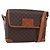 Céline Borsa a Spalla in Tela Macadam CELINE in Pelle PVC Marrone Oro Auth ki6135 D'oro