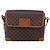 Céline Borsa a Spalla in Tela Macadam CELINE in Pelle PVC Marrone Oro Auth ki6135 D'oro - vista 13