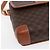 Céline Borsa a Spalla in Tela Macadam CELINE in Pelle PVC Marrone Oro Auth ki6135 D'oro - vista 14