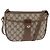 Borsa a Spalla Gucci GG Supreme Web Sherry Line PVC Beige 56 02 032 Auth 145478 D'oro