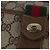 Borsa a Spalla Gucci GG Supreme Web Sherry Line PVC Beige 56 02 032 Auth 145478 D'oro - vista 17