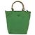 PRADA Bolso de mano de nailon verde dorado Auth 145926 - vista 13