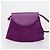 Borsa Salvatore Ferragamo in pelle tela scamosciata 3 pezzi viola nera Auth am9578 Nero Porpora - vista 10