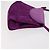 Borsa Salvatore Ferragamo in pelle tela scamosciata 3 pezzi viola nera Auth am9578 Nero Porpora - vista 12