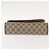 GUCCI GG Supreme Web Sherry Line Clutch Bag PVC Beige Oro 89 01 030 Auth 150407 D'oro - vista 6
