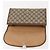 GUCCI GG Supreme Web Sherry Line Clutch Bag PVC Beige Oro 89 01 030 Auth 150407 D'oro - vista 9