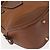 Burberry Bolso de mano de cuero marrón dorado Auth ep11577 - vista 15