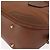 Burberry Bolso de mano de cuero marrón dorado Auth ep11577 - vista 16