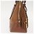 Burberry Bolso de mano de cuero marrón dorado Auth ep11577 - vista 4