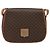 Céline Borsa a Spalla in Tela Macadam CELINE PVC Marrone Oro Auth bs30306 D'oro - vista 13