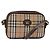 Autre Marque Borsa a spalla in pelle beige con motivo Nova Check di Burberrys, oro, autentica bs30210