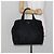 Borsa Tote Prada in Nylon Nero Argento Auth bs29772 - vista 24
