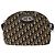 Borsa a spalla in tela Trotter Christian Dior blu navy oro Auth 147391 D'oro - vista 13