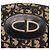 Borsa a spalla in tela Trotter Christian Dior blu navy oro Auth 147391 D'oro - vista 17