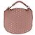 Borsa a spalla in pelle Jimmy Choo Star Studs rosa argento Auth BA6611 - vista 2
