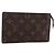 LOUIS VUITTON Monogram Bucket PM Accessory Pouch LV Auth bs30148