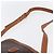 Céline Borsa a Spalla in Tela Macadam CELINE in Pelle PVC Marrone Oro Auth ki6137 D'oro - vista 8