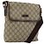 Gucci Borsa a Spalla GG Supreme PVC Beige Oro 223666 Auth 148414
