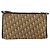 Borsa a Spalla in Tela Trotter Christian Dior Beige Oro Auth 148173 - vista 2