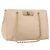 Borsa a Spalla Salvatore Ferragamo in Pelle Oro Beige Auth ka111 D'oro