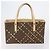 Borsa a Spalla Burberry Nova Check in Tela di Nylon 4 Set Beige Marrone Nero Auth 148484 - vista 8