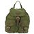 Zaino PRADA in nylon khaki argento autentico 148793 Cachi - vista 13
