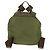 Zaino PRADA in nylon khaki argento autentico 148793 Cachi - vista 3
