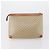 Céline Borsa a tracolla Cartier CELINE in PVC pelle 2 pezzi beige bordeaux Auth BA6920 Bordò - vista 10
