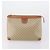 Céline Borsa a tracolla Cartier CELINE in PVC pelle 2 pezzi beige bordeaux Auth BA6920 Bordò - vista 9