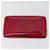 LOUIS VUITTON Damier Ebene Vernis Zippy Wallet 2 Set Pink LV Auth BA6918  - view 3
