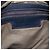 Autre Marque Borsa a Spalla in Pelle Intrecciato Bottega Veneta Blu Navy Auth bs30505 - vista 23