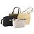 BALLY Borsa a Spalla Nylon Pelle 4 Set Beige Nero Auth bs30531