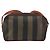 Pequin Borsa a Spalla in Tela Pecan FENDI PVC Nero Marrone oro Auth 151064 D'oro - vista 2