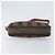 Pequin Borsa a Spalla in Tela Pecan FENDI PVC Nero Marrone oro Auth 151064 D'oro - vista 5