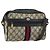 Borsa a Spalla Gucci GG Supreme Sherry Line PVC Blu Navy Oro 68 02 004 Auth 152148 D'oro