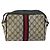 Borsa a Spalla Gucci GG Supreme Sherry Line PVC Blu Navy Oro 68 02 004 Auth 152148 D'oro - vista 2