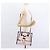 Borsa Tote ETRO in tela 2 in 1 bianca e oro Auth 152152 Bianco D'oro - vista 23